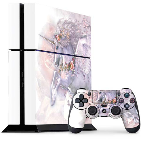 Spring Flight Unicorn by Laurie Prindle PlayStation PS4 Skins